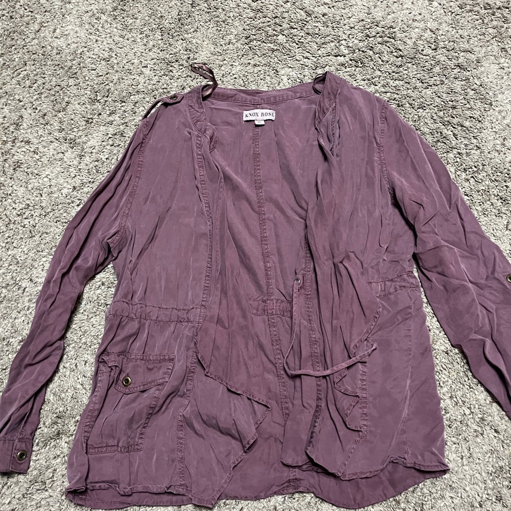 Knox Rose Women's Utility Jacket in Mauve